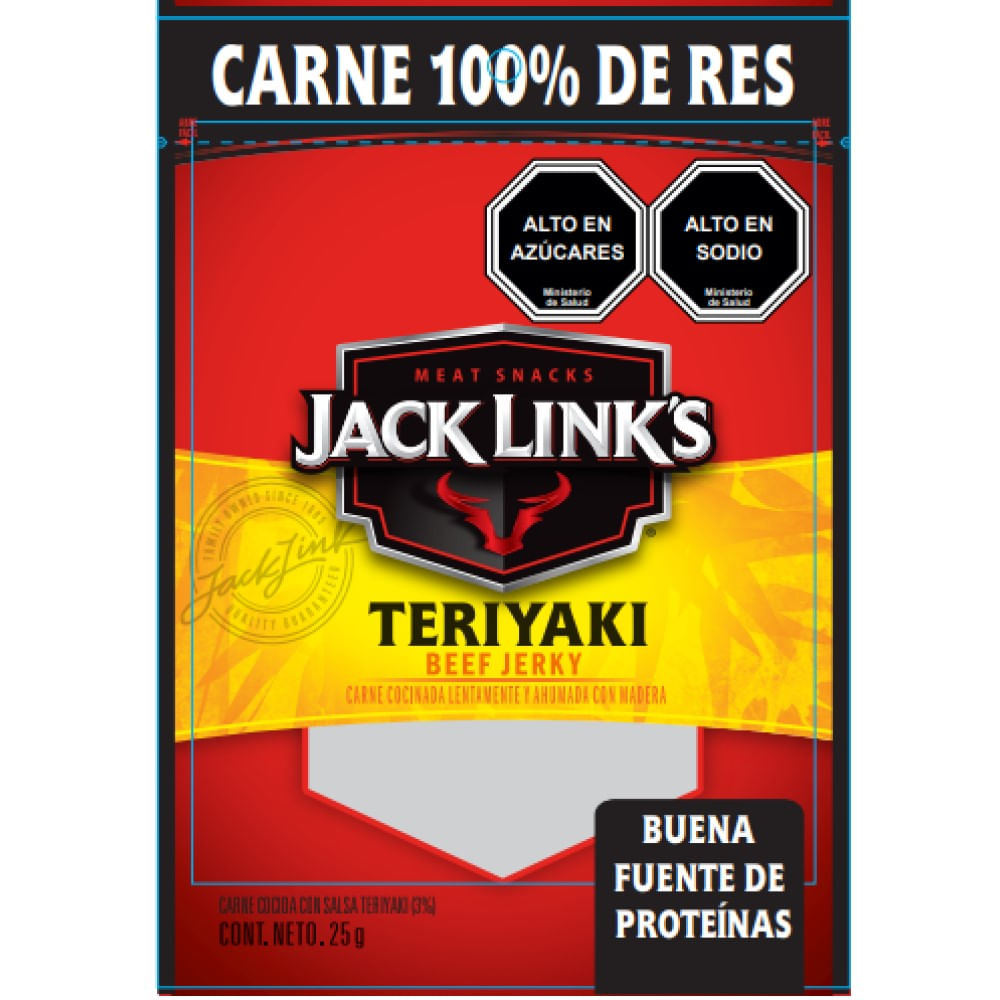 Beef Jerky Jack Links Teriyaki 25g Unimarc