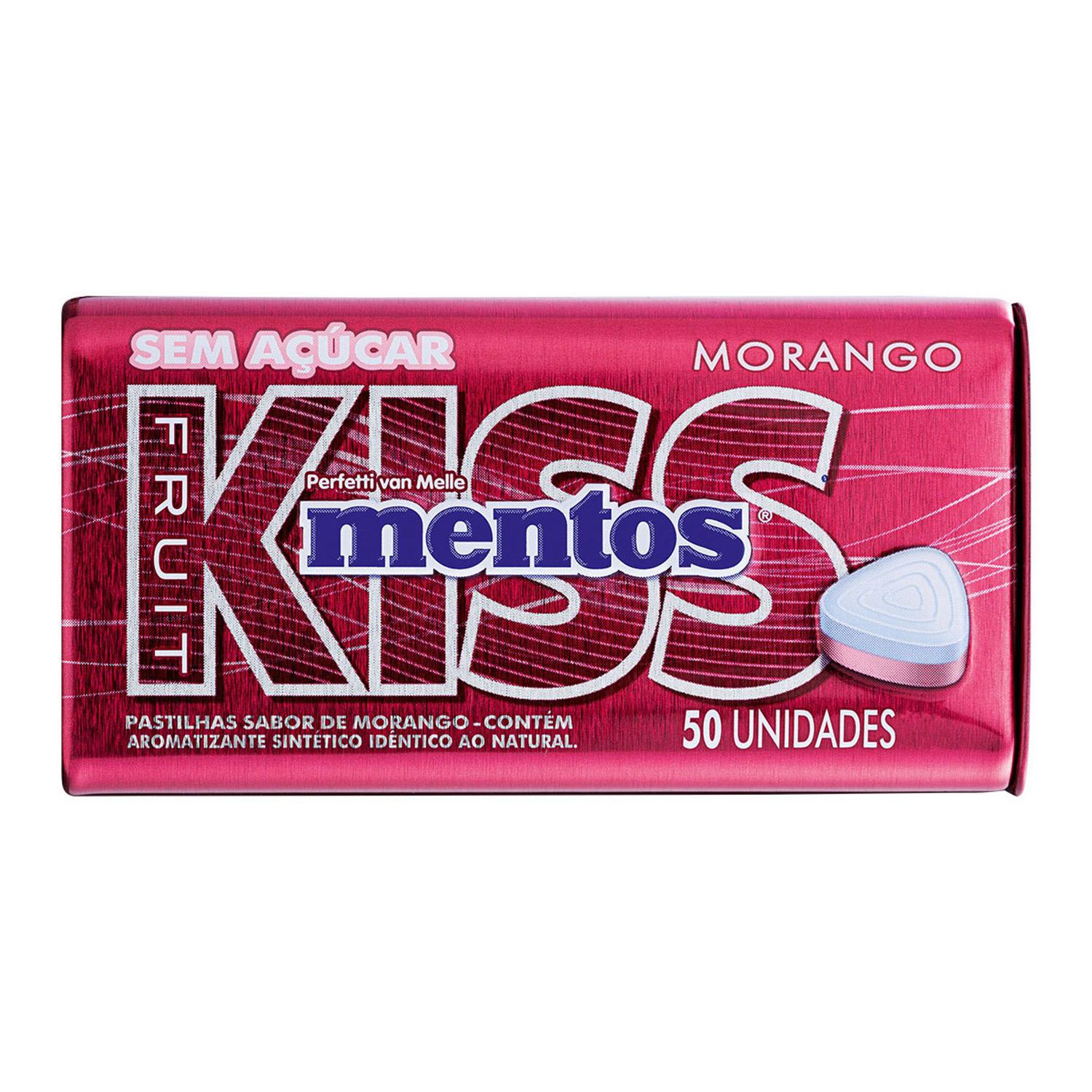 Pastillas Mentos Kiss fresa 35 g