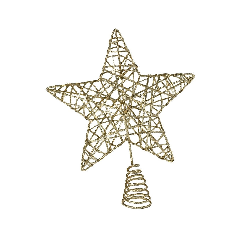Estrella tope árbol navidad glam 20 cm