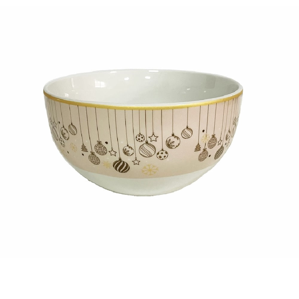Bowl cerámica navidad glam 14 cm