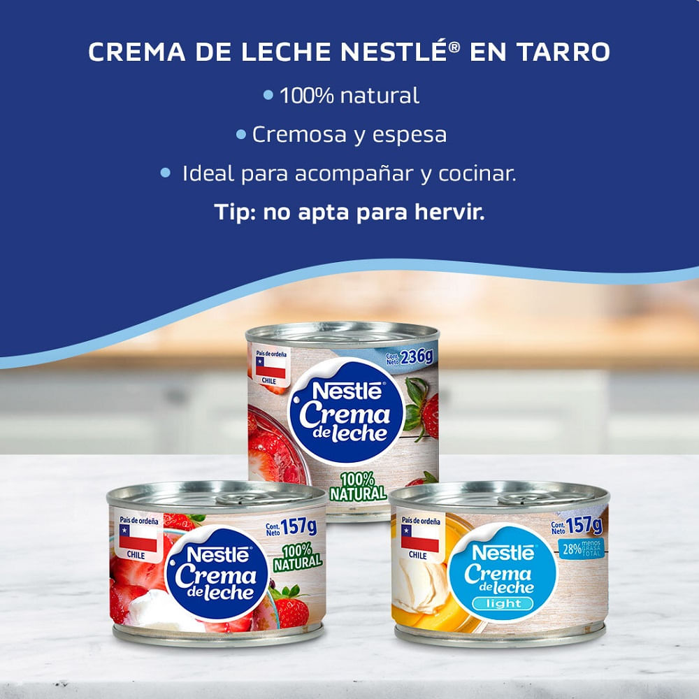 Crema de Leche Nestlé 225 gr. – Super Carnes - Ahora con Delivery