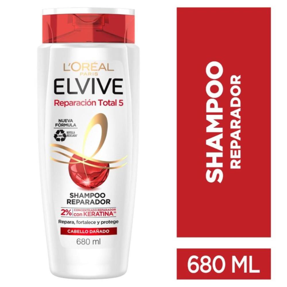 Shampoo Elvive reparación total 5 680 ml