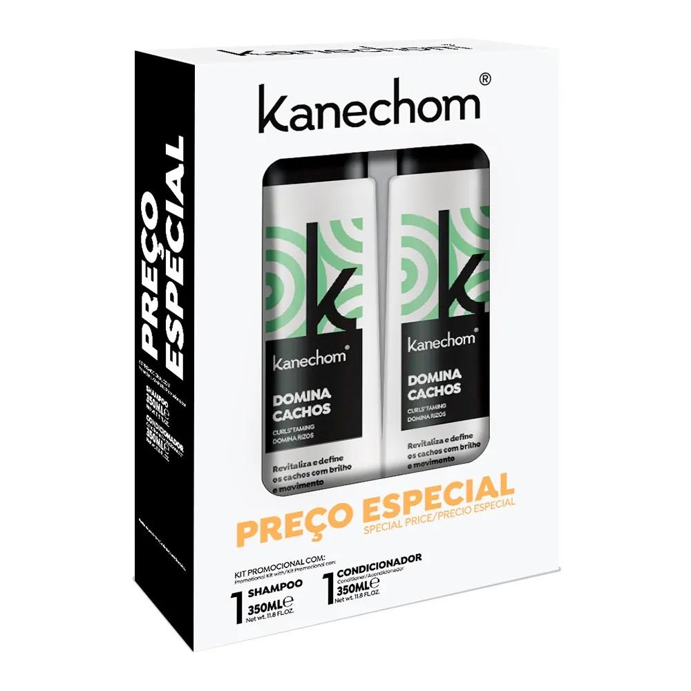 Pack Shampoo + acondicionador Kanechom domina cachos 350 ml 2 un