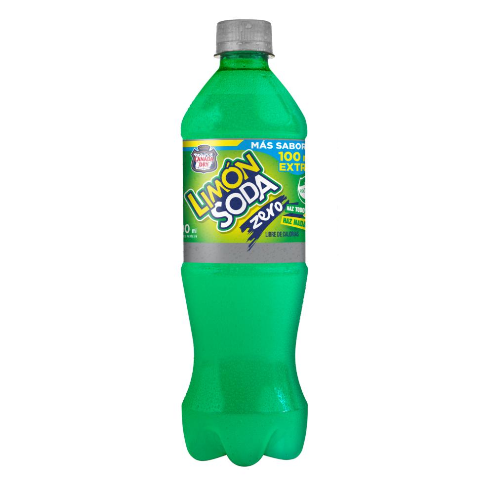 Bebida Limón soda zero sin azúcar 600 cc