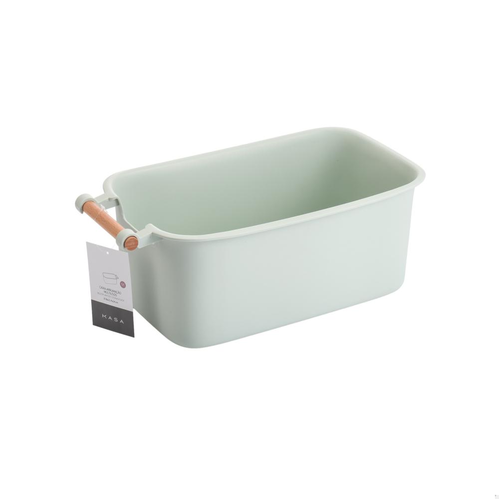 Caja org multiusos m verde KASA