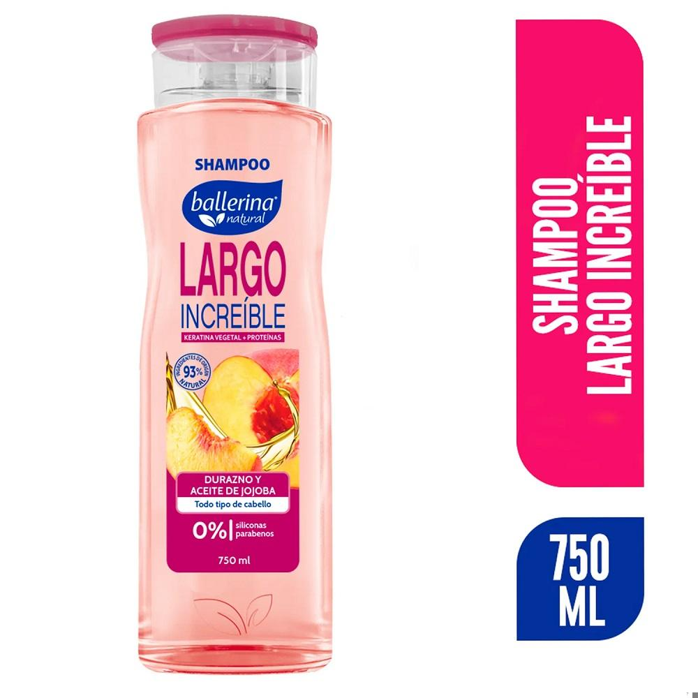Shampoo Ballerina largo incríble 750 ml