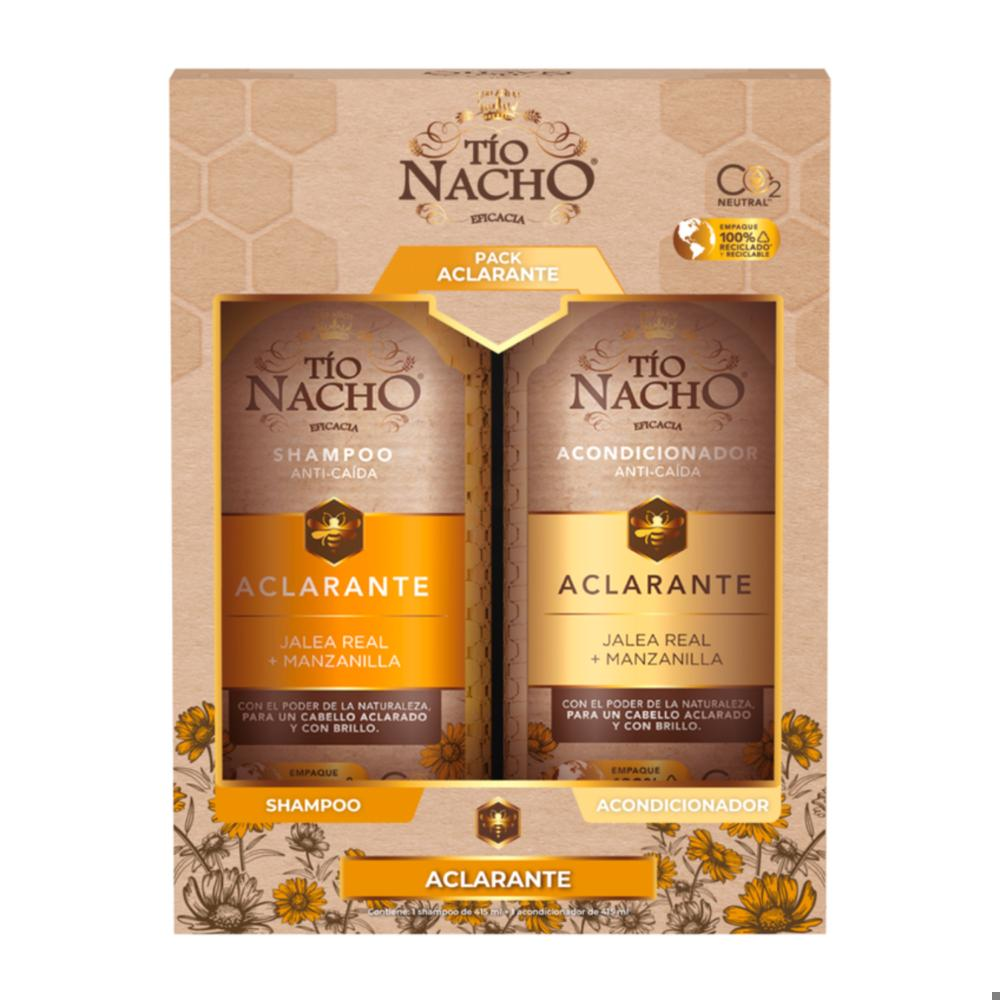 Pack shampoo + acondicionador Tío Nacho aclarante 2 un 415 ml