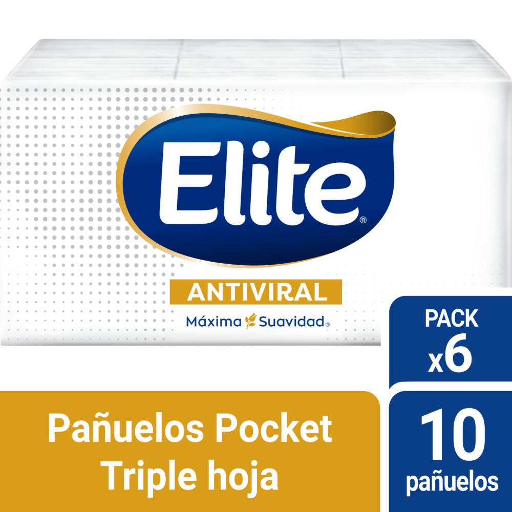 Pañuelos Elite antiviral bolsa 6 un
