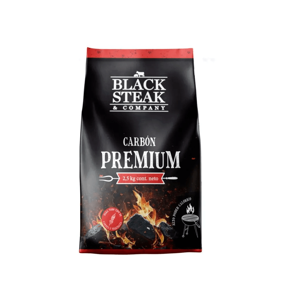 Carbón premium black steak & comp 2.5K
