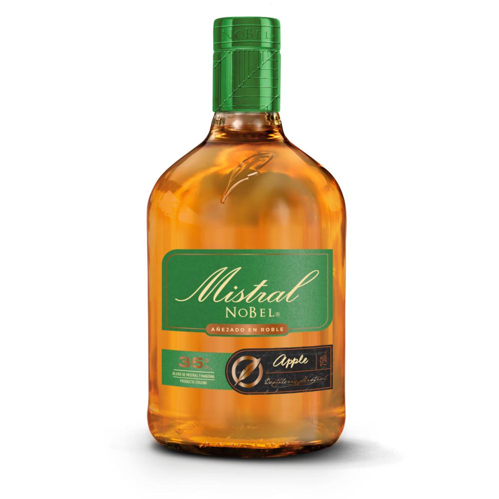 Pisco mistral nobel apple botella 750 ml Pisco mistral nobel apple botella 750 ml