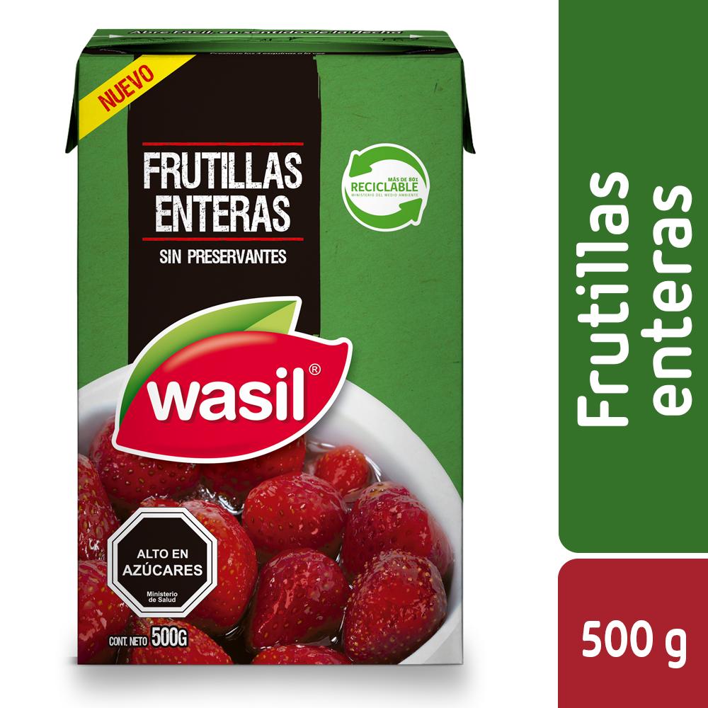 Frutillas enteras Wasil tetra 500 g