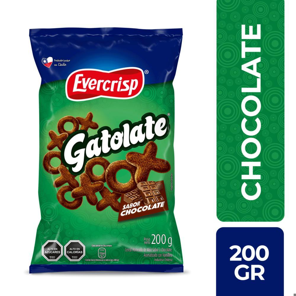 Gatolate Evercrisp sabor chocolate 200 g