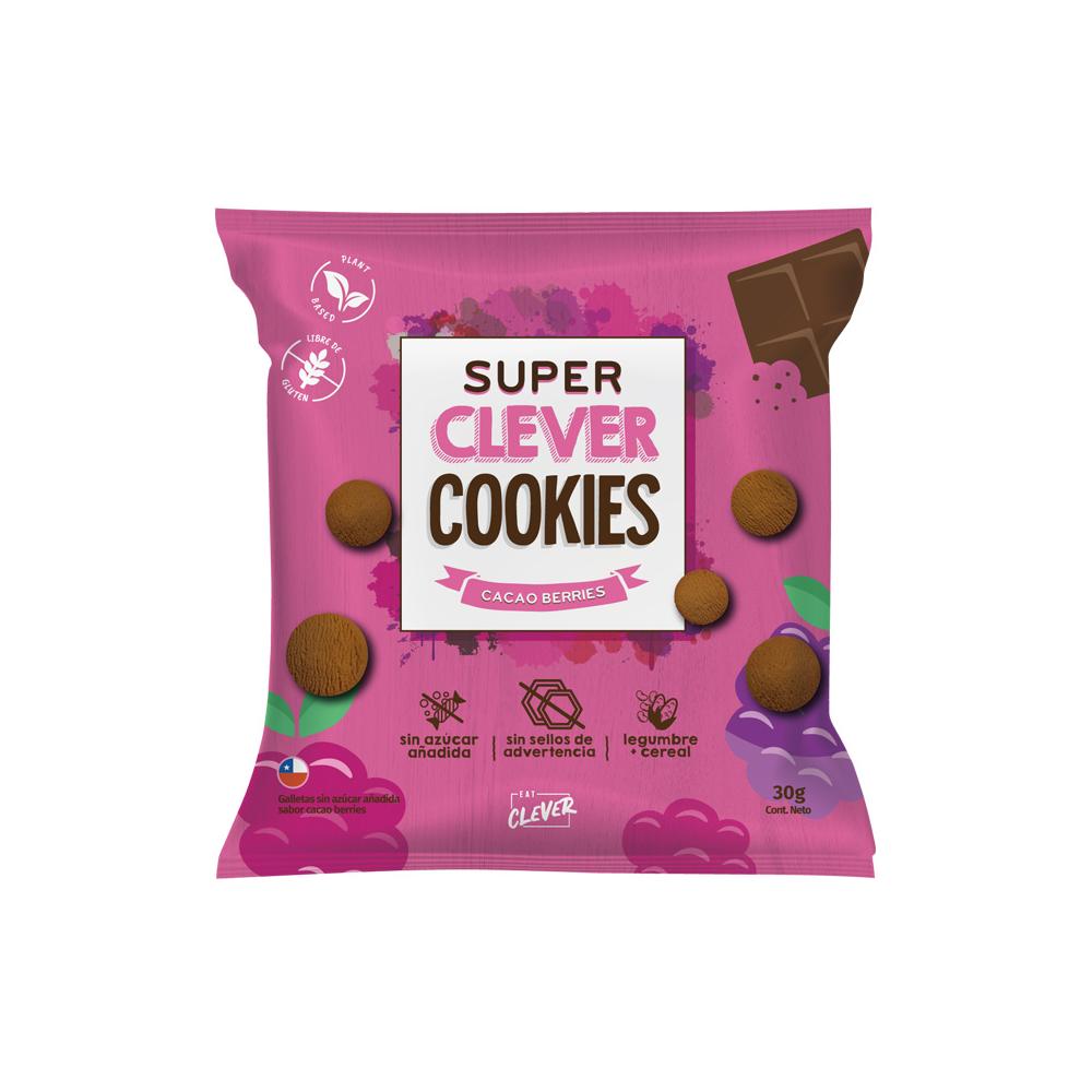 GALLETAS CACAO BERRIES EAT CLEVER 30G