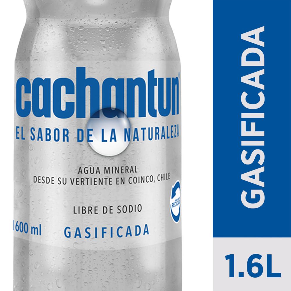 Agua mineral Cachantun con gas 1.6 L