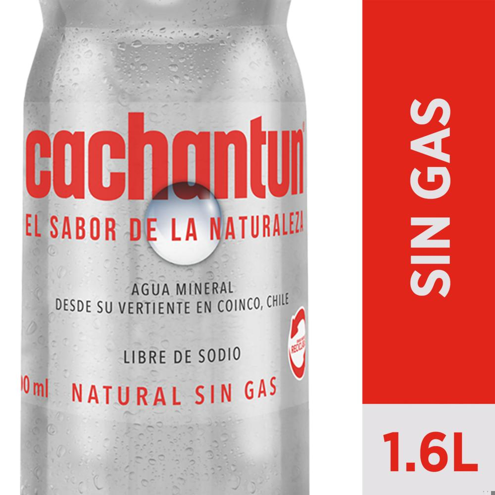 Agua mineral Cachantun sin gas 1.6 L