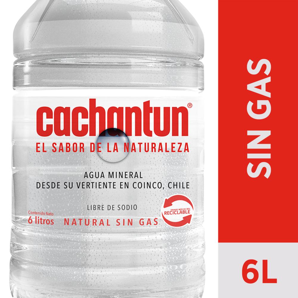 Agua mineral Cachantun sin gas bidón 6 L