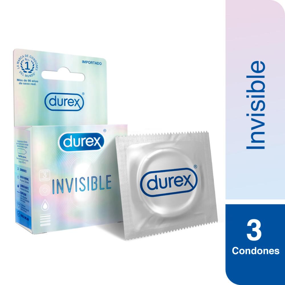 Preservativos Durex invisible ultra delgado 3 un