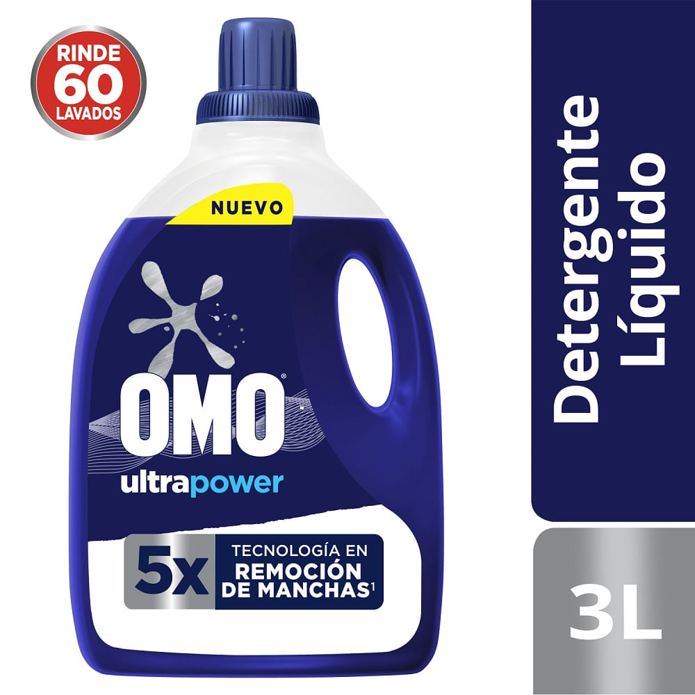Detergente Omo matic multiacción líquido 3 L