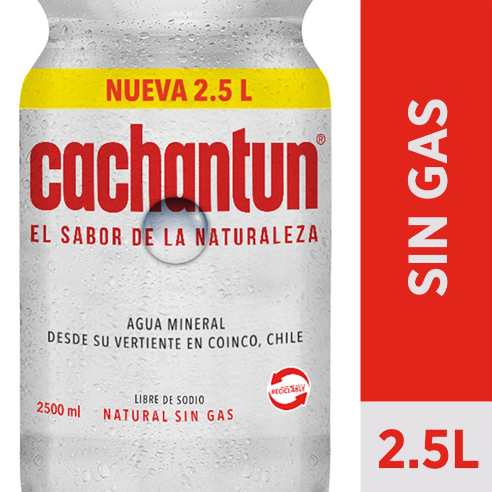 Agua mineral Cachantun sin gas 2.5 L