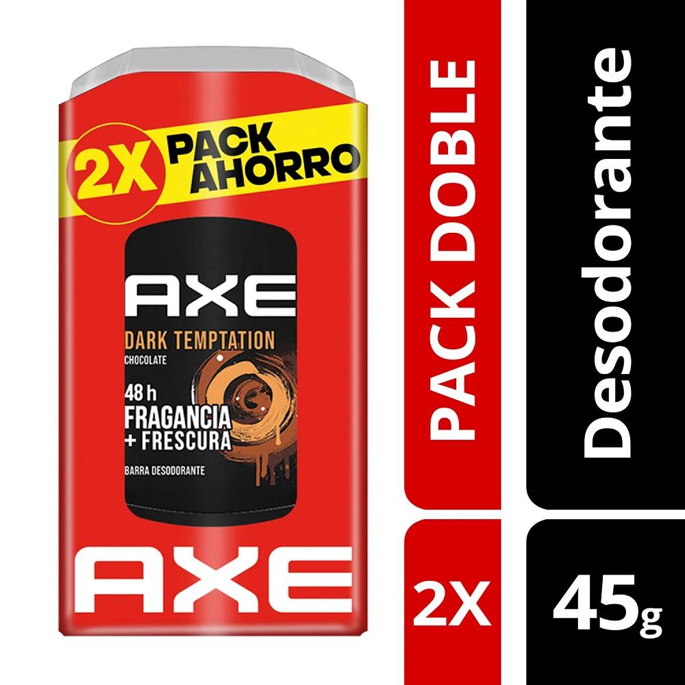 Pack desodorante en barra Axe dark temptation 2 un de 45 g
