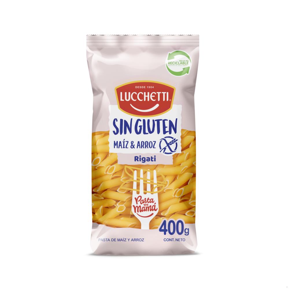 Pasta rigati Lucchetti sin gluten 400 g