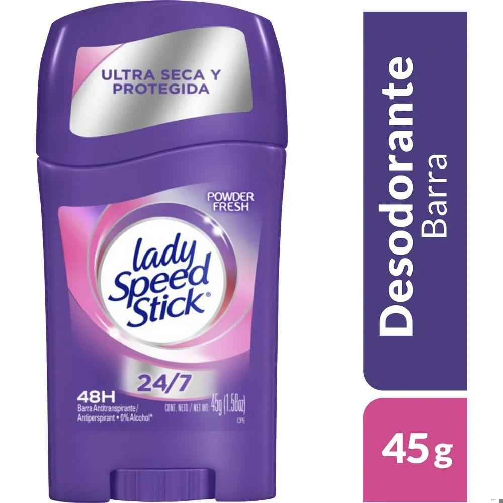 Desodorante Lady Speed Stick powder fresh barra 45 g