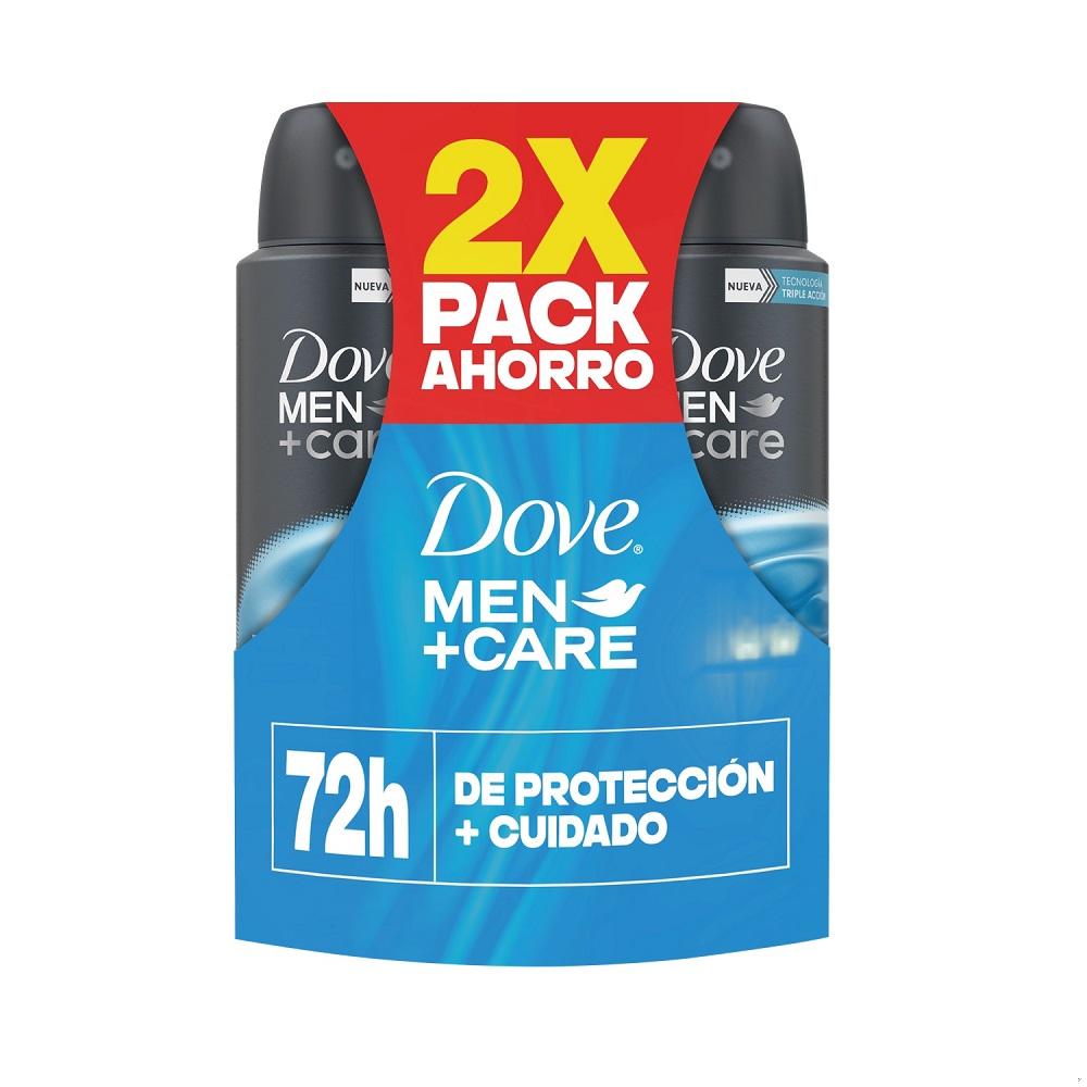 Pack desodorante aerosol Dove men care 2 un de 89 g Pack desodorante aerosol Dove men care 2 un de 89 g
