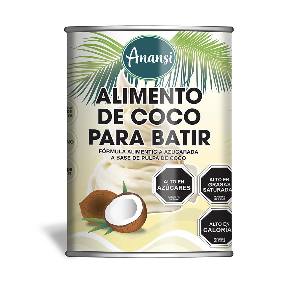Alimento de coco para batir Anansi 400 ml