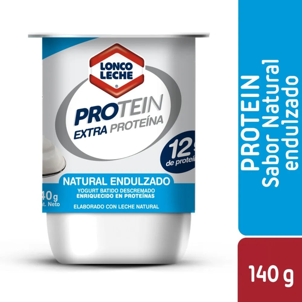 Yoghurt Loncoleche protein natural endulzado 140 g