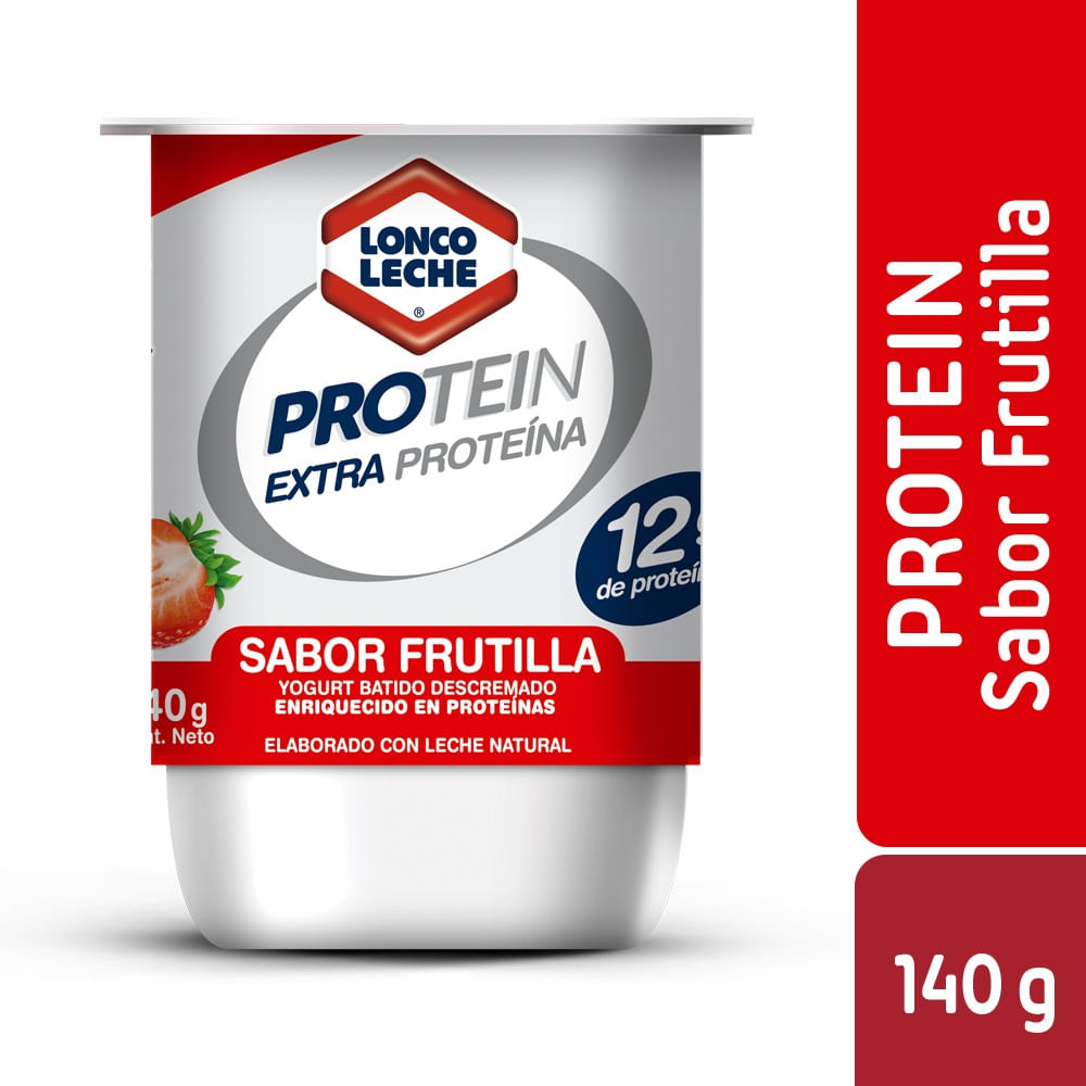Yoghurt Loncoleche protein frutilla 140 g