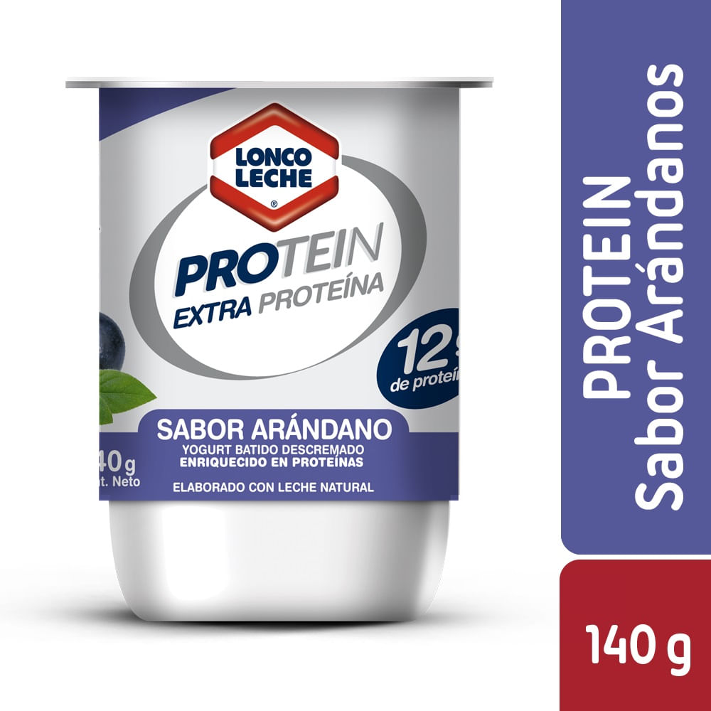 Yoghurt Loncoleche protein arándano 140 g