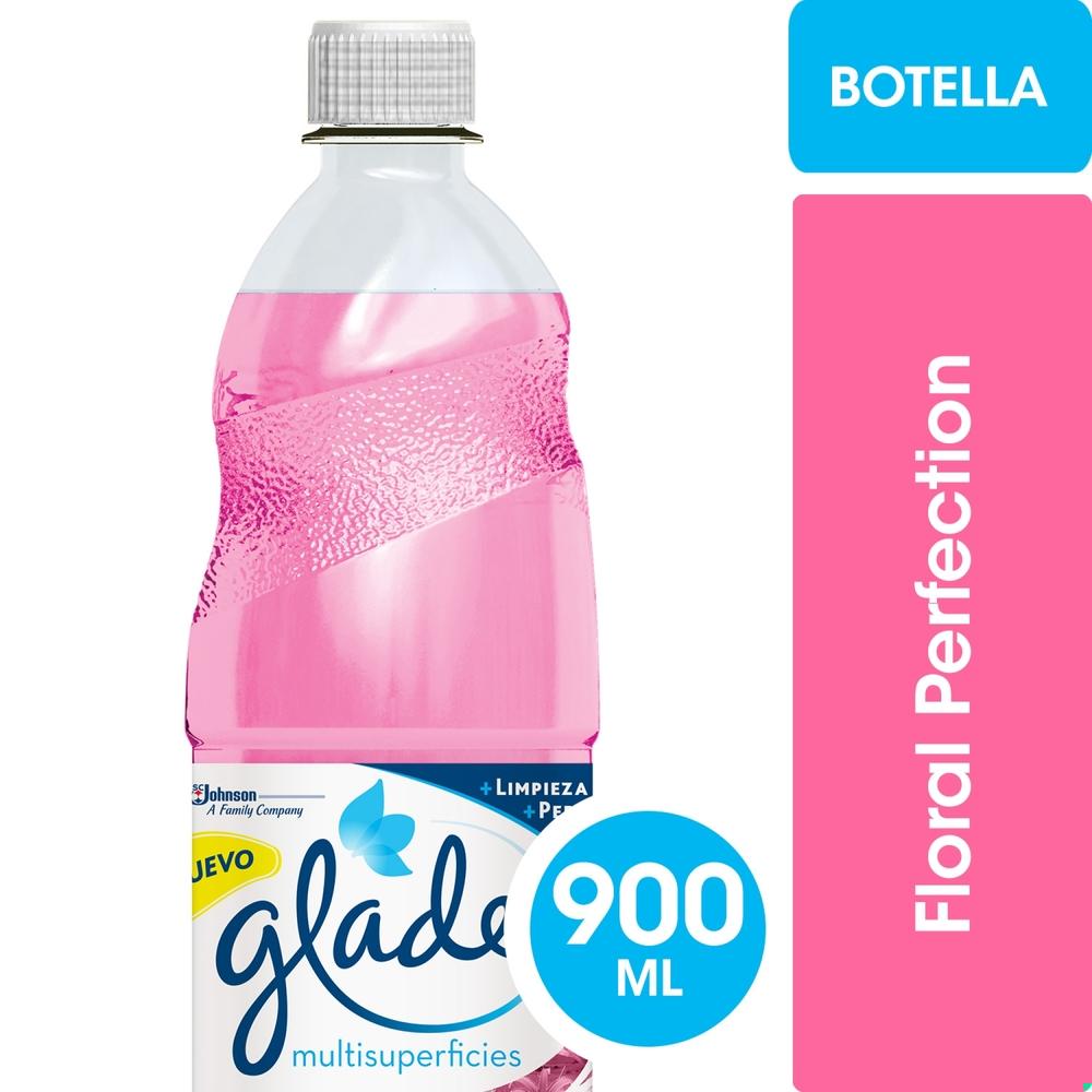 Limpiador multisuperficies Glade floral perfection líquido botella 900 ml