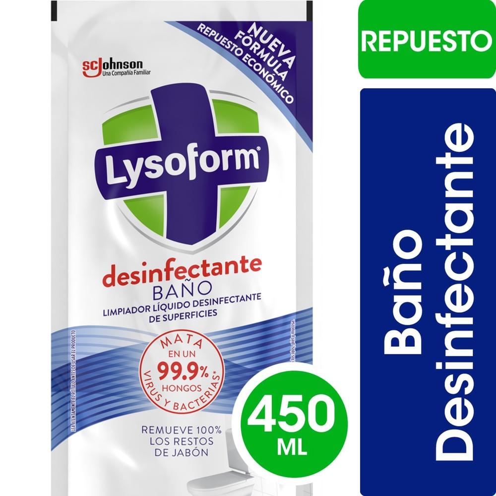 Limpiador líquido Lysoform desinfectante baño repuesto 500 ml