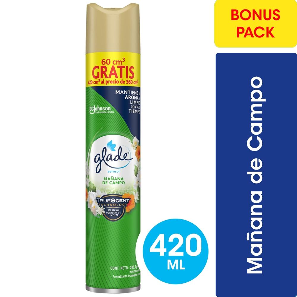Desodorante ambiental Glade mañana de campo aerosol 420 ml