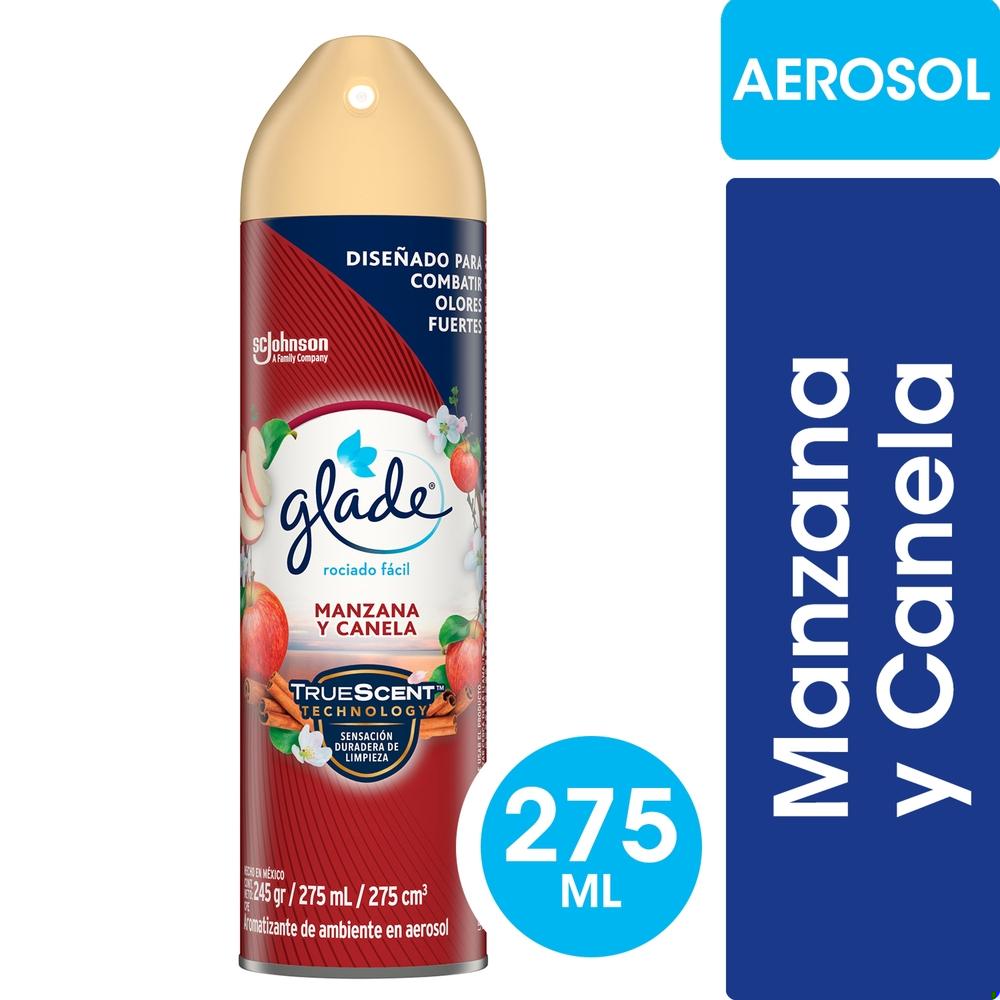 Desodorante ambiental Glade manzana y canela aerosol 275 ml