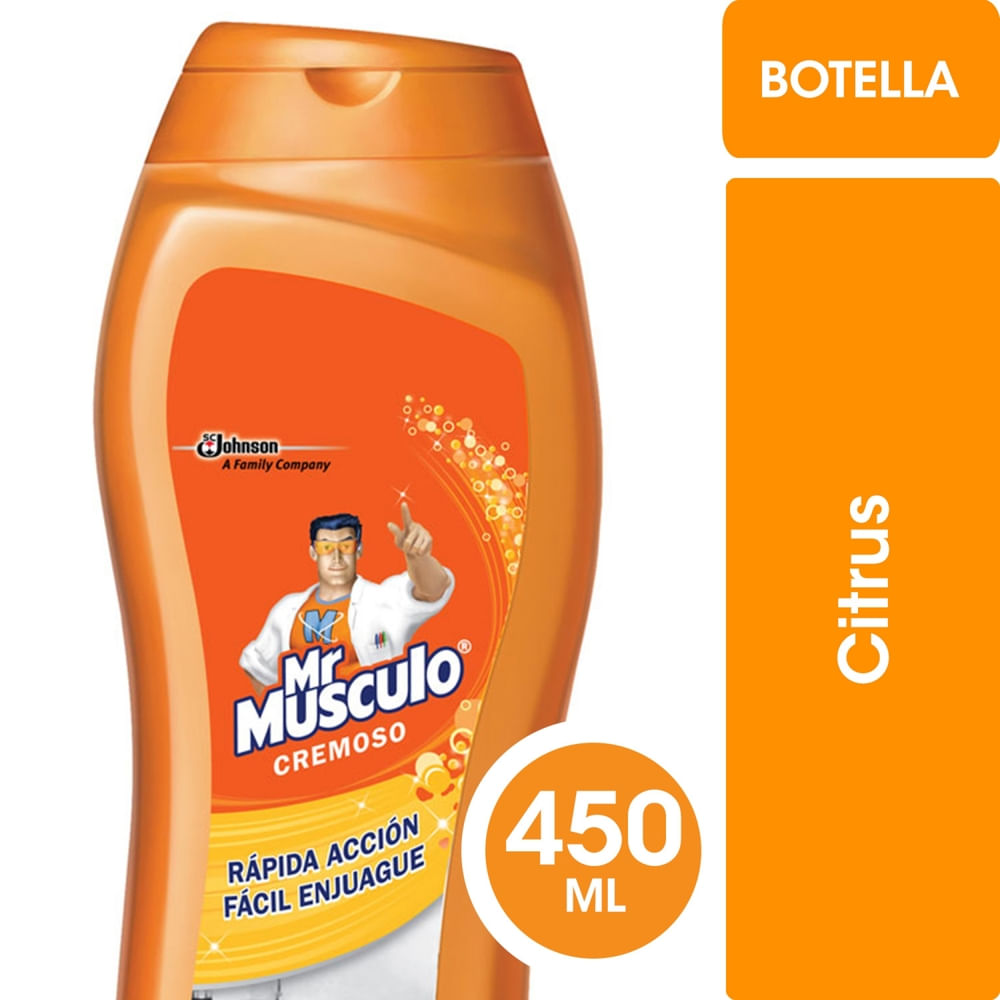 Limpiador de baño Mr Músculo en crema citrus 450 ml