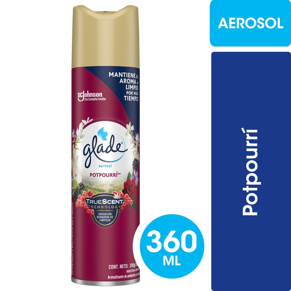 Desodorante ambiental Glade potpurri aerosol 360 ml