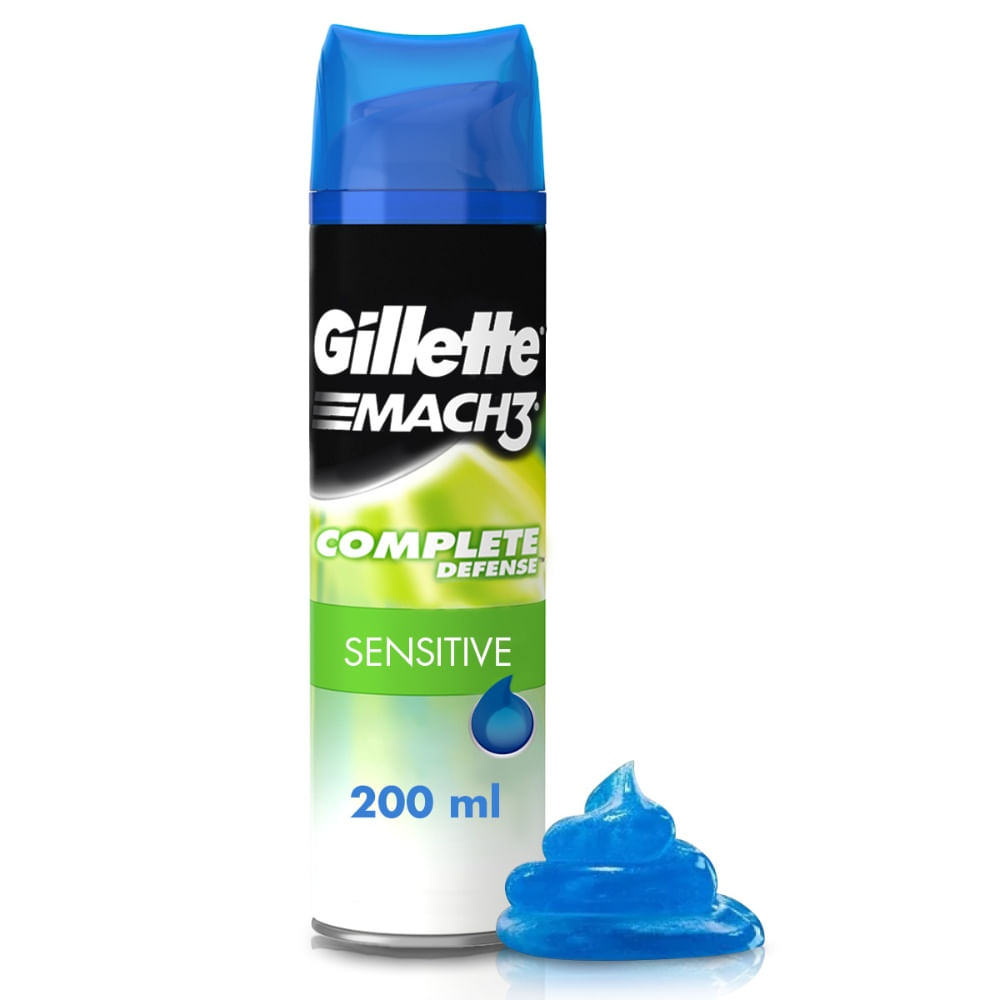 Gel de afeitar Gillette sensitive 198 g