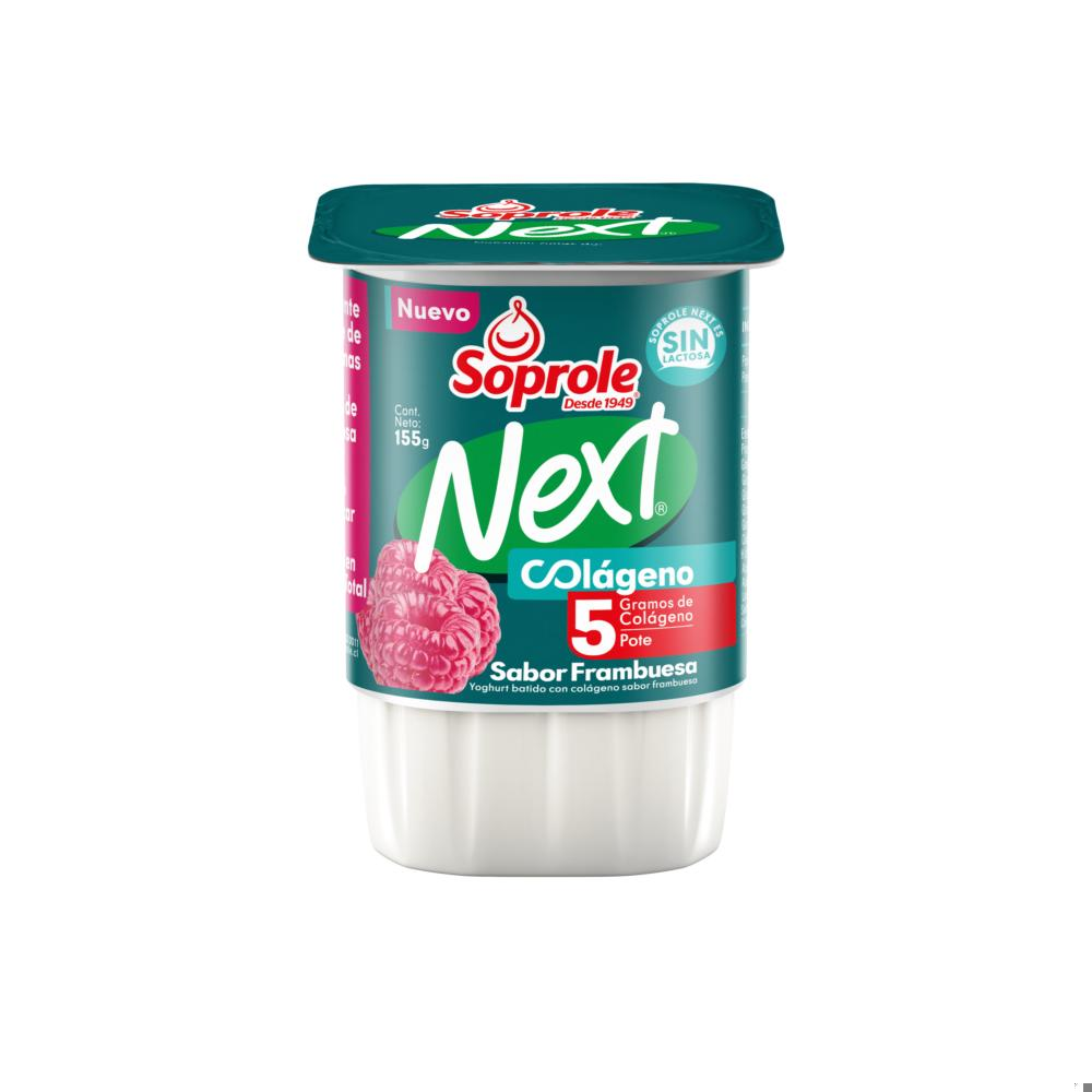Yoghurt Next Soprole colágeno frambuesa 155 g