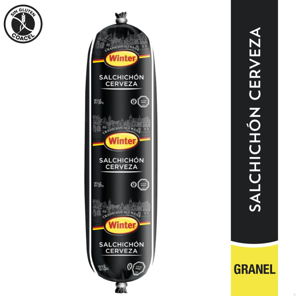 Salchichón cerveza Winter granel 100 g