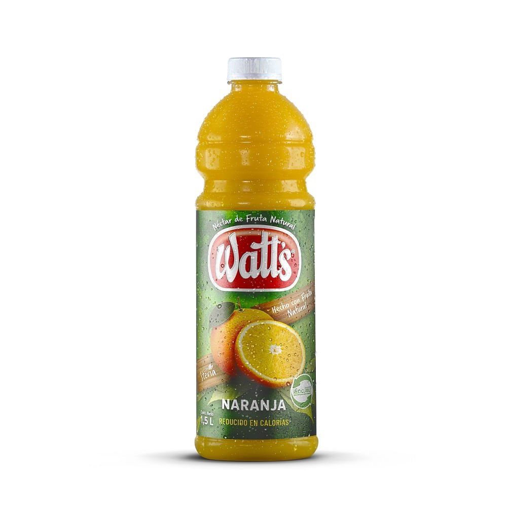 Néctar Watt's naranja boca ancha 1.5 L Néctar Watt's naranja boca ancha 1.5 L