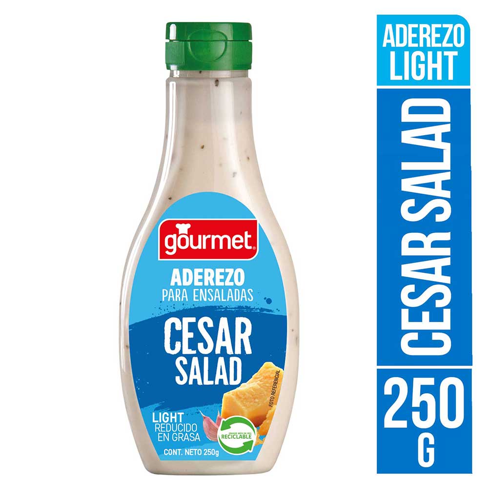 Salsa aliño Gourmet cesar light 250 g