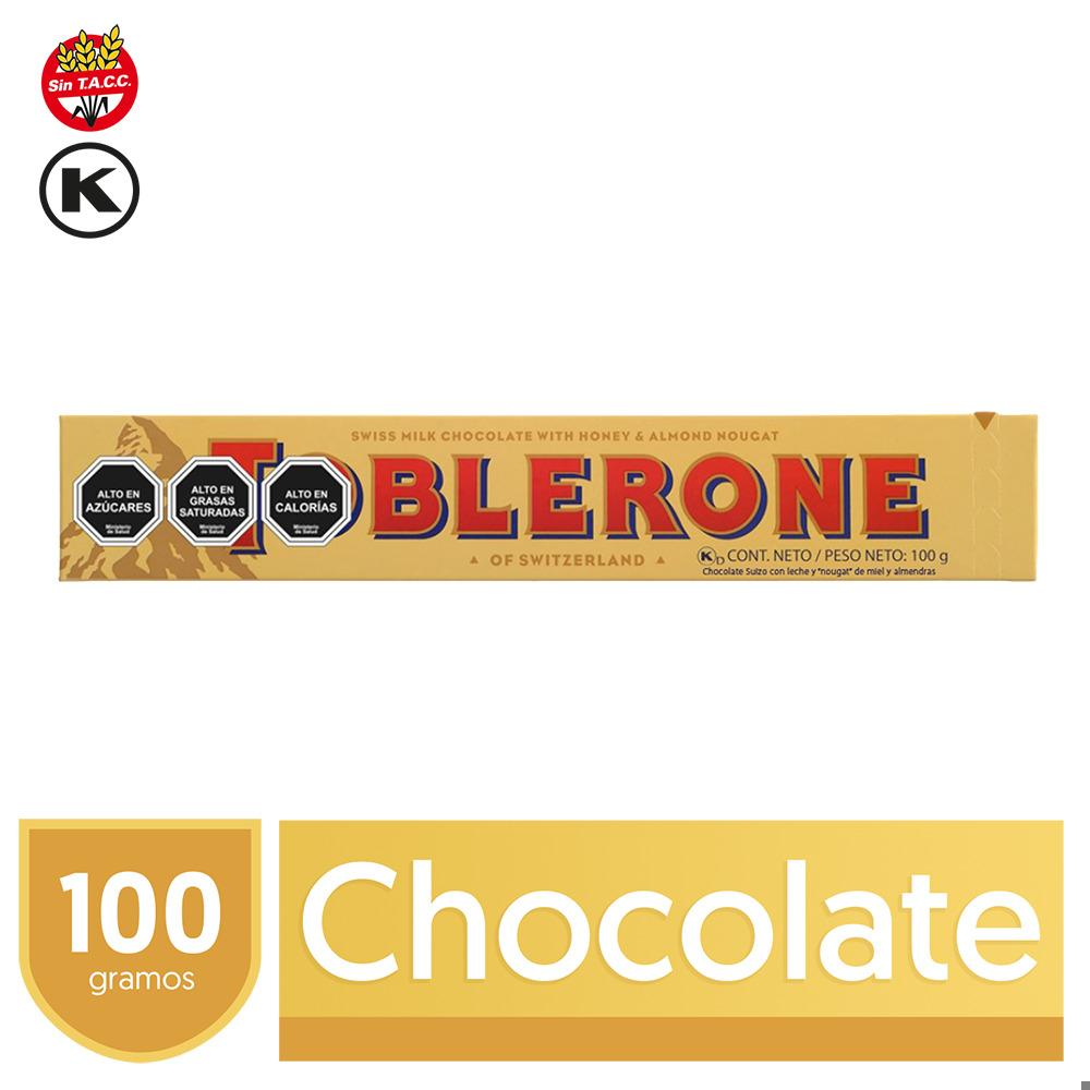 Chocolate Toblerone leche nougat 100 g