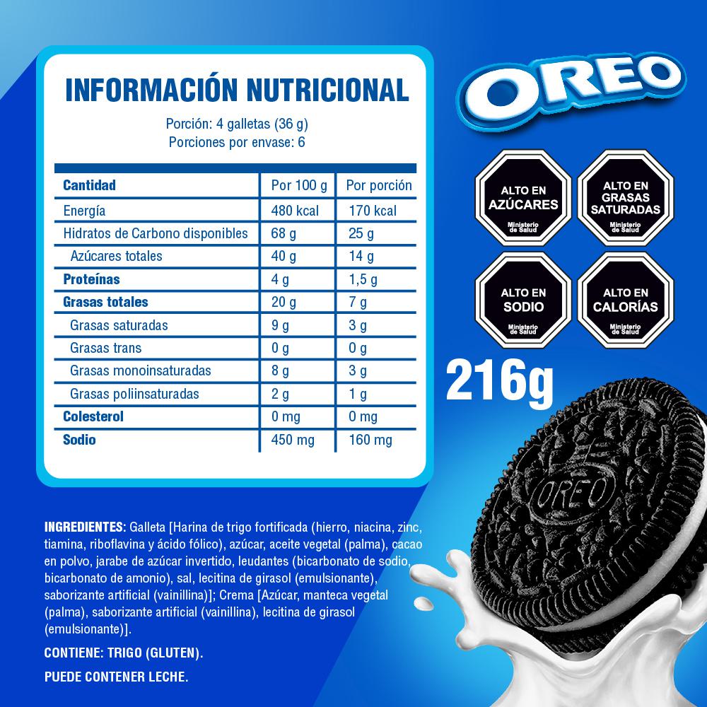 Pack Galleta Oreo original mini 6 un de 36 g Pack Galleta Oreo original mini 6 un de 36 g