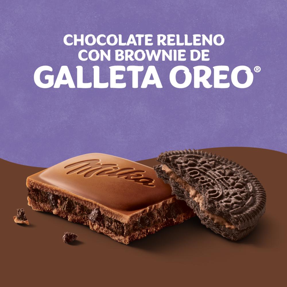Chocolate Milka relleno con oreo brownie 100 g Chocolate Milka relleno con oreo brownie 100 g