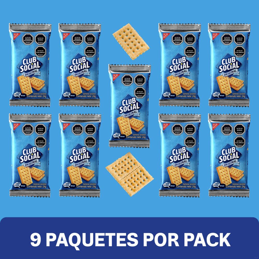 Galleta salada club social original 216 g Galleta salada club social original 216 g