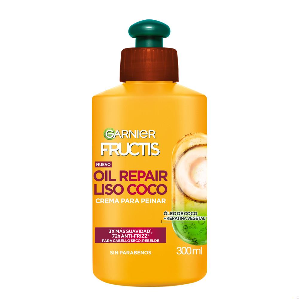 Crema para peinar Fructis liso coco 300 ml