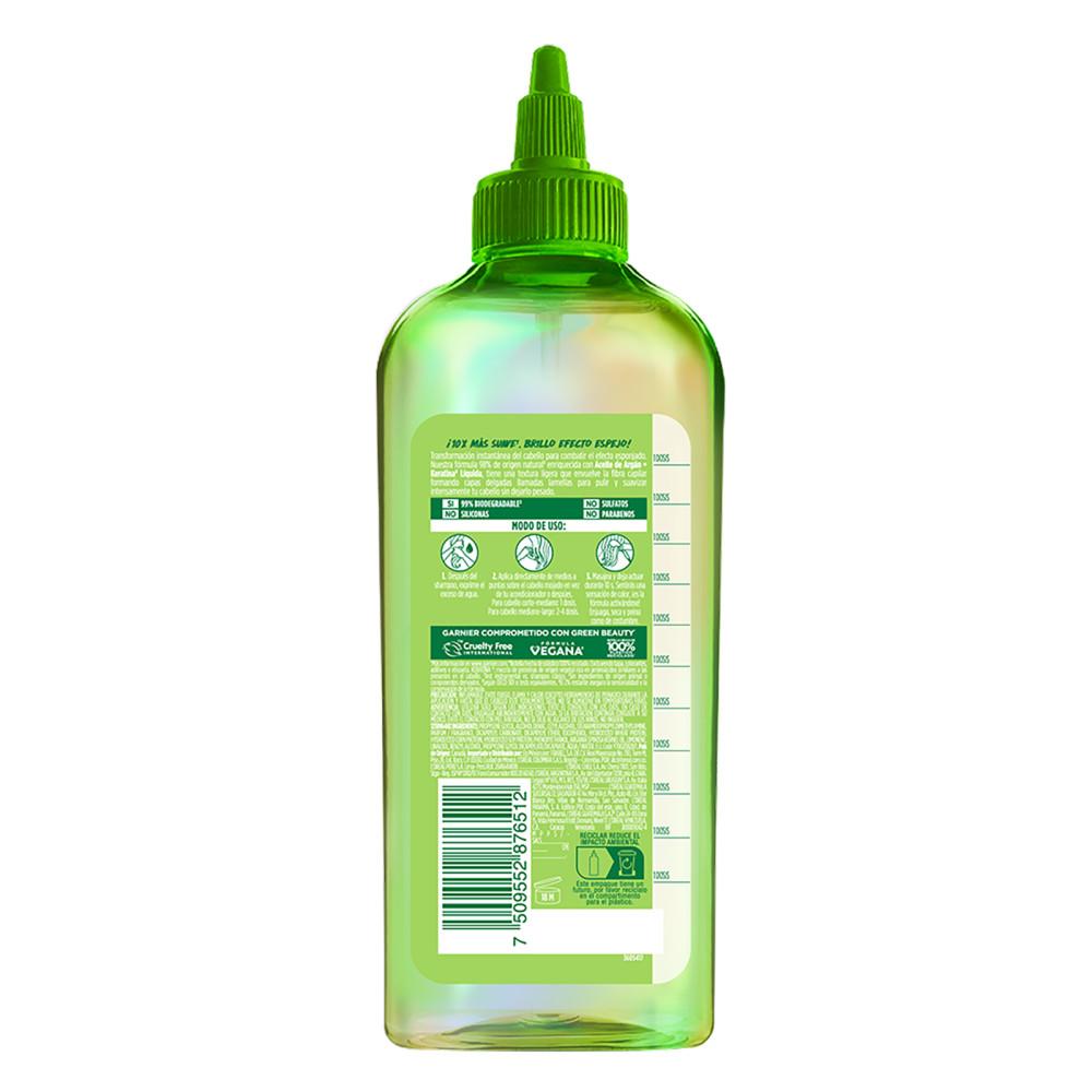 Tratamiento Fructis keratin glow water adiós esponjado 180 ml Tratamiento Fructis keratin glow water adiós esponjado 180 ml