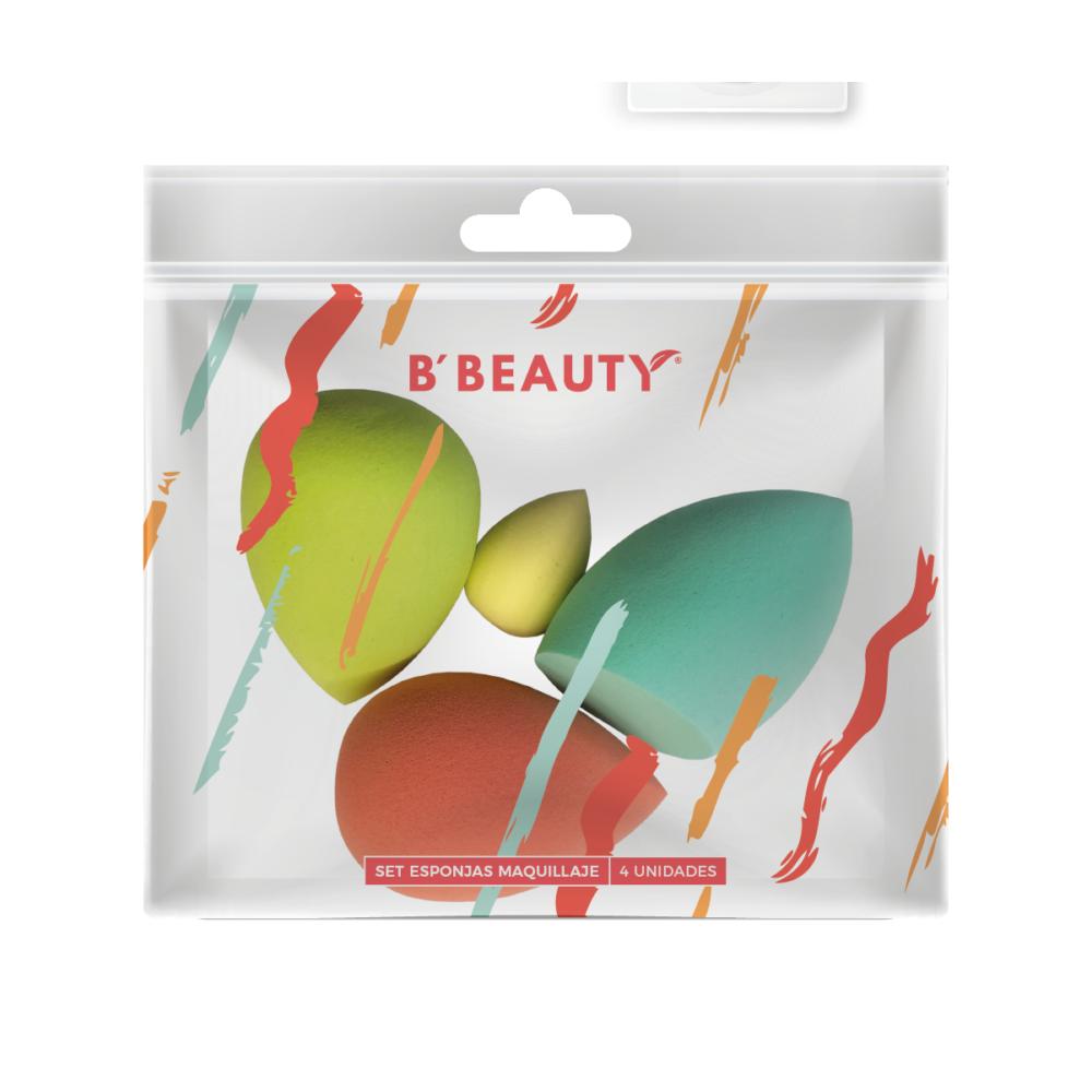 Set esponjas de maquillaje B Beauty 4 un