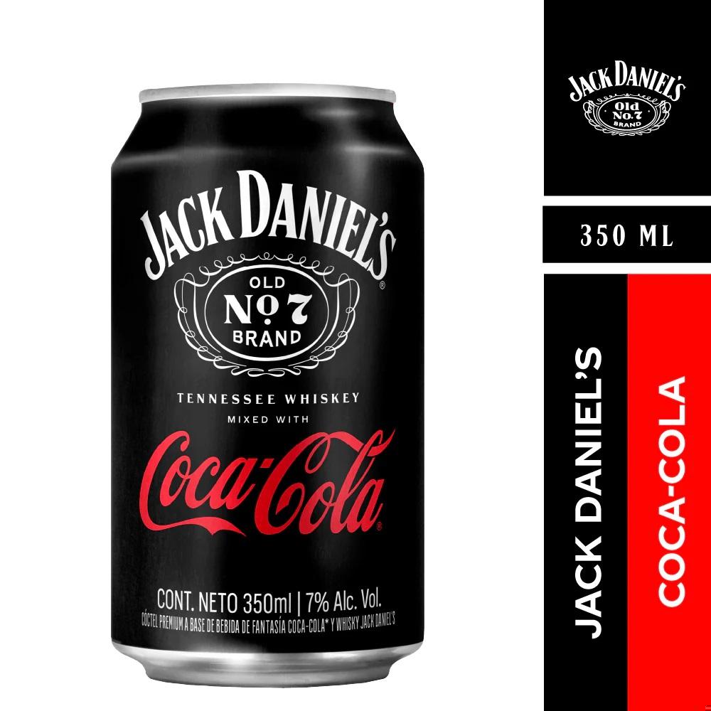 Cóctel Whisky Jack Daniels y coca cola lata 350 ml | Unimarc